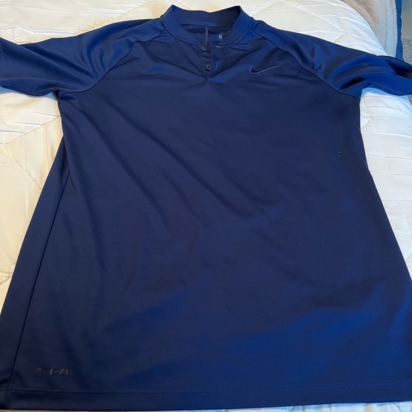 Nike Men's Blue Dri-FIT Shirt - Picture 1 of 3